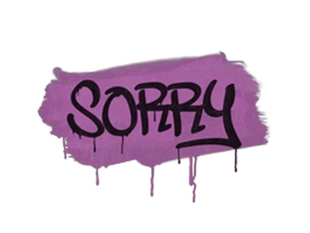 Sealed Graffiti | Sorry (Bazooka Pink) image