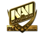 Sticker | Natus Vincere (Gold) | Krakow 2017 image