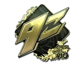 Sticker | 9z Team (Gold) | Rio 2022 image