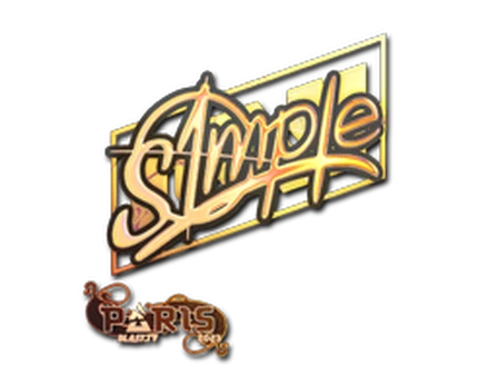 Sticker | s1mple (Holo) | Paris 2023 image