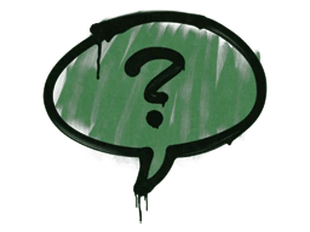 Sealed Graffiti | Question Mark (Jungle Green) image