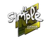 Sticker | s1mple | Boston 2018 image