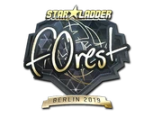 Sticker | f0rest (Gold) | Berlin 2019 image