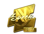 Sticker | SIXER (Gold) | Atlanta 2017 image