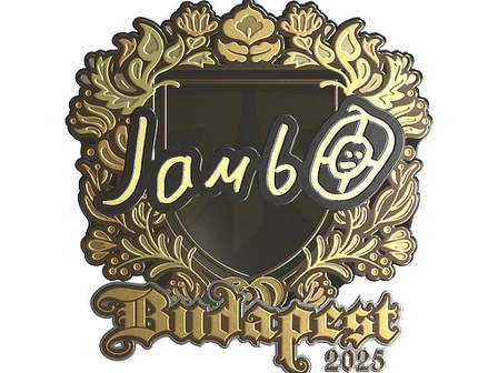Sticker | jambo (Gold) | Budapest 2025 image