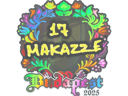 Sticker | makazze (Holo) | Budapest 2025 image