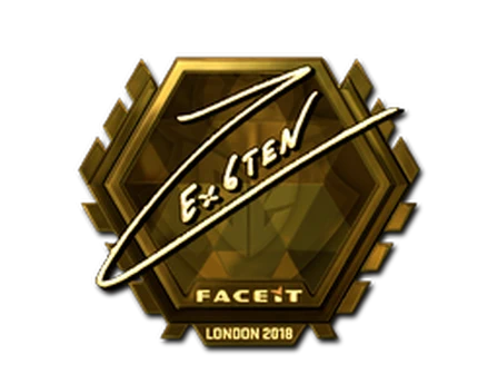 Sticker | Ex6TenZ (Gold) | London 2018 image