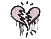 Sealed Graffiti | Broken Heart (War Pig Pink) image