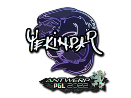 Sticker | YEKINDAR (Glitter) | Antwerp 2022 image