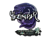Sticker | YEKINDAR (Glitter) | Antwerp 2022 image