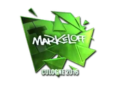 Sticker | markeloff (Foil) | Cologne 2016 image