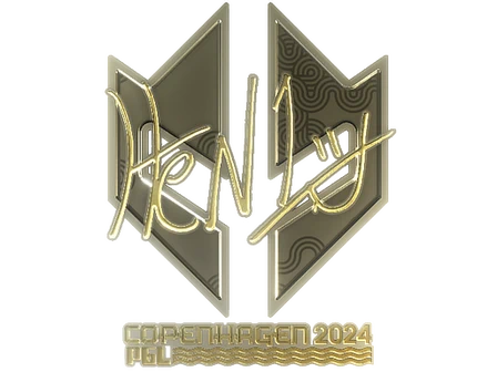 Sticker | HEN1 (Gold) | Copenhagen 2024 image