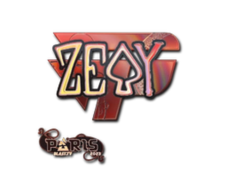 Sticker | zevy (Holo) | Paris 2023 image