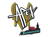 Sticker | apEX | Stockholm 2021 image