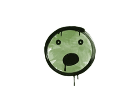 Sealed Graffiti | Speechless (Battle Green) image