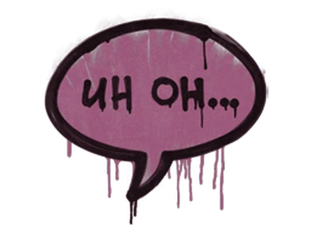 Sealed Graffiti | Uh Oh (Princess Pink) image