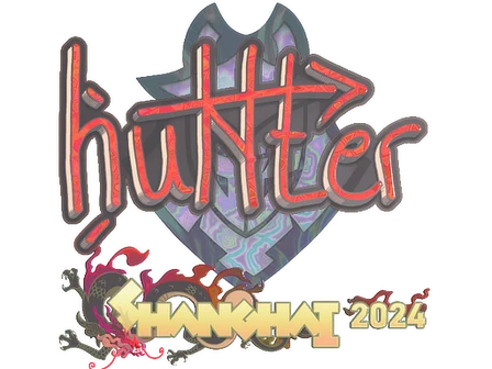 Sticker | huNter- (Holo) | Shanghai 2024 image