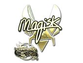 Sticker | Magisk (Gold, Champion) | Paris 2023 image