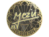 Sticker | mezii (Gold) | Cologne 2026 image
