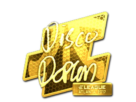 Sticker | disco doplan (Gold) | Atlanta 2017 image