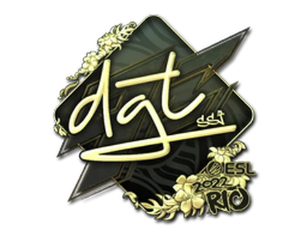 Sticker | dgt (Gold) | Rio 2022 image