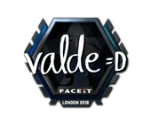 Sticker | v4lde (Foil) | London 2018 image