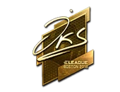 Sticker | jks (Gold) | Boston 2018 image