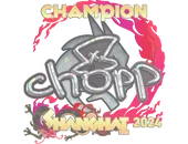 Sticker | chopper (Glitter, Champion) | Shanghai 2024 image