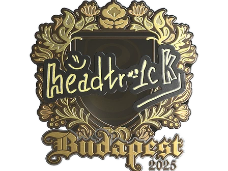 Sticker | headtr1ck (Gold) | Budapest 2025 image