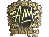 Sticker | AW (Gold) | Budapest 2025 image