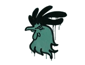 Sealed Graffiti | Cocky (Frog Green) image