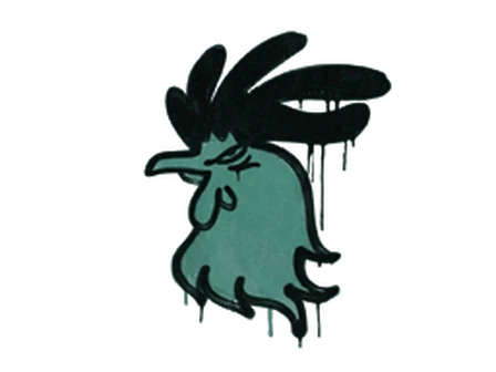 Sealed Graffiti | Cocky (Frog Green) image