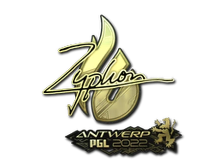 Sticker | Zyphon (Gold) | Antwerp 2022 image