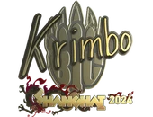 Sticker | Krimbo (Gold) | Shanghai 2024 image