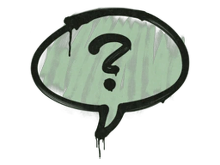 Sealed Graffiti | Question Mark (Cash Green) image