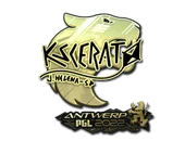 Sticker | KSCERATO (Gold) | Antwerp 2022 image