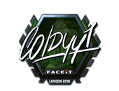 Sticker | COLDYY1 (Foil) | London 2018 image