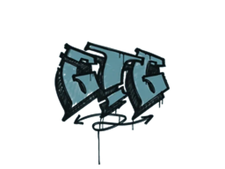 Sealed Graffiti | GTG (Wire Blue) image