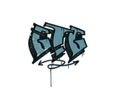 Sealed Graffiti | GTG (Wire Blue) image