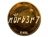 Sticker | n0rb3r7 (Gold) | Katowice 2019 image
