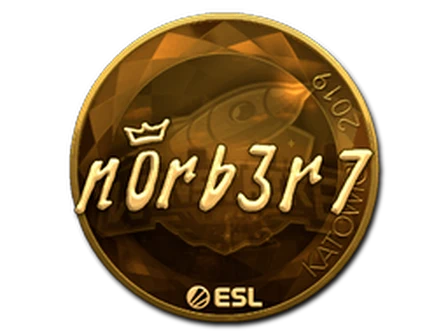Sticker | n0rb3r7 (Gold) | Katowice 2019 image