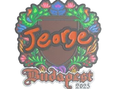 Sticker | jeorge (Embroidered) | Budapest 2025 image