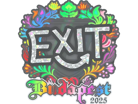 Sticker | exit (Holo) | Budapest 2025 image