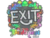 Sticker | exit (Holo) | Budapest 2025 image