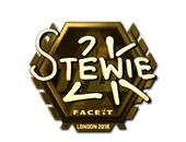 Sticker | Stewie2K (Gold) | London 2018 image