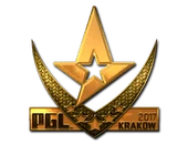 Sticker | Astralis (Gold) | Krakow 2017 image