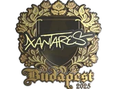 Sticker | XANTARES (Gold) | Budapest 2025 image
