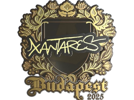 Sticker | XANTARES (Gold) | Budapest 2025 image