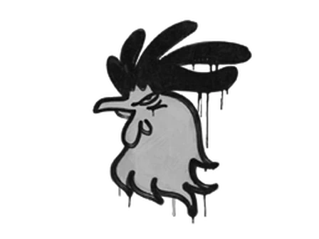 Sealed Graffiti | Cocky (Shark White) image