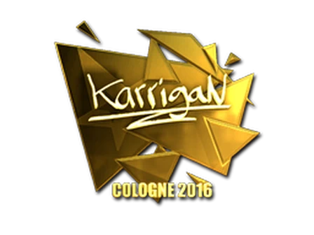Sticker | karrigan (Gold) | Cologne 2016 image